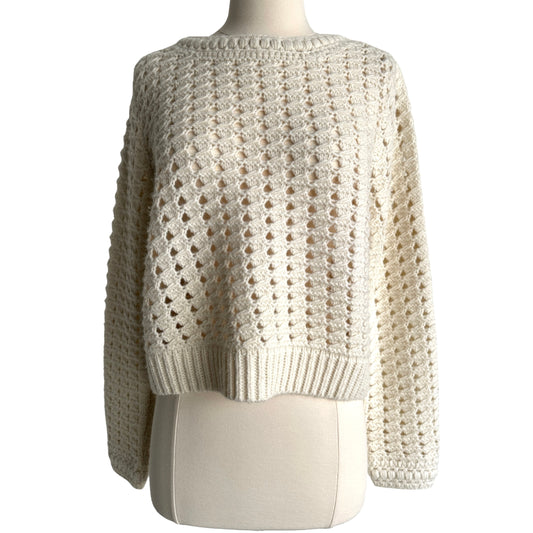 Beige Knits Sweater - S