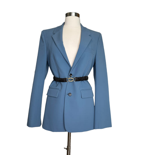 Blue Blazer w/Leather Belt - S