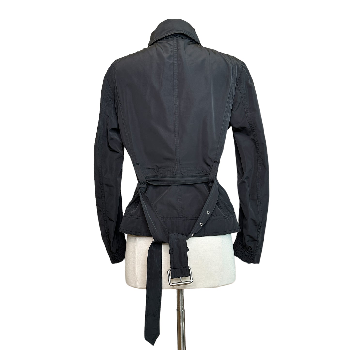 Black Biker Jacket - S/M