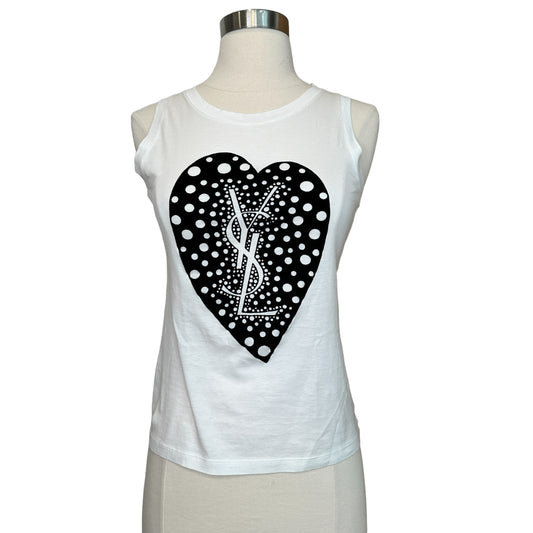 YSL Logo Vintage Tshirt - XS