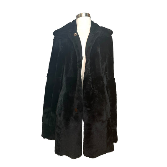 Reversible Shearling Coat - XS