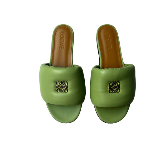 Green Logo Padded Slides - 8