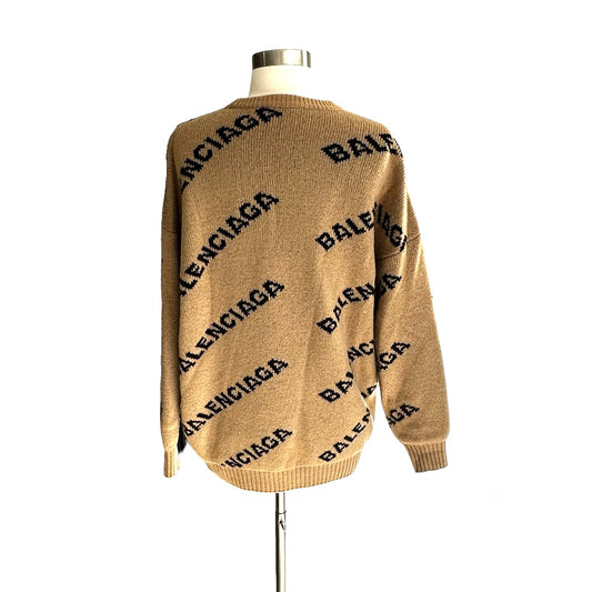 Oversized Logo Sweater - M