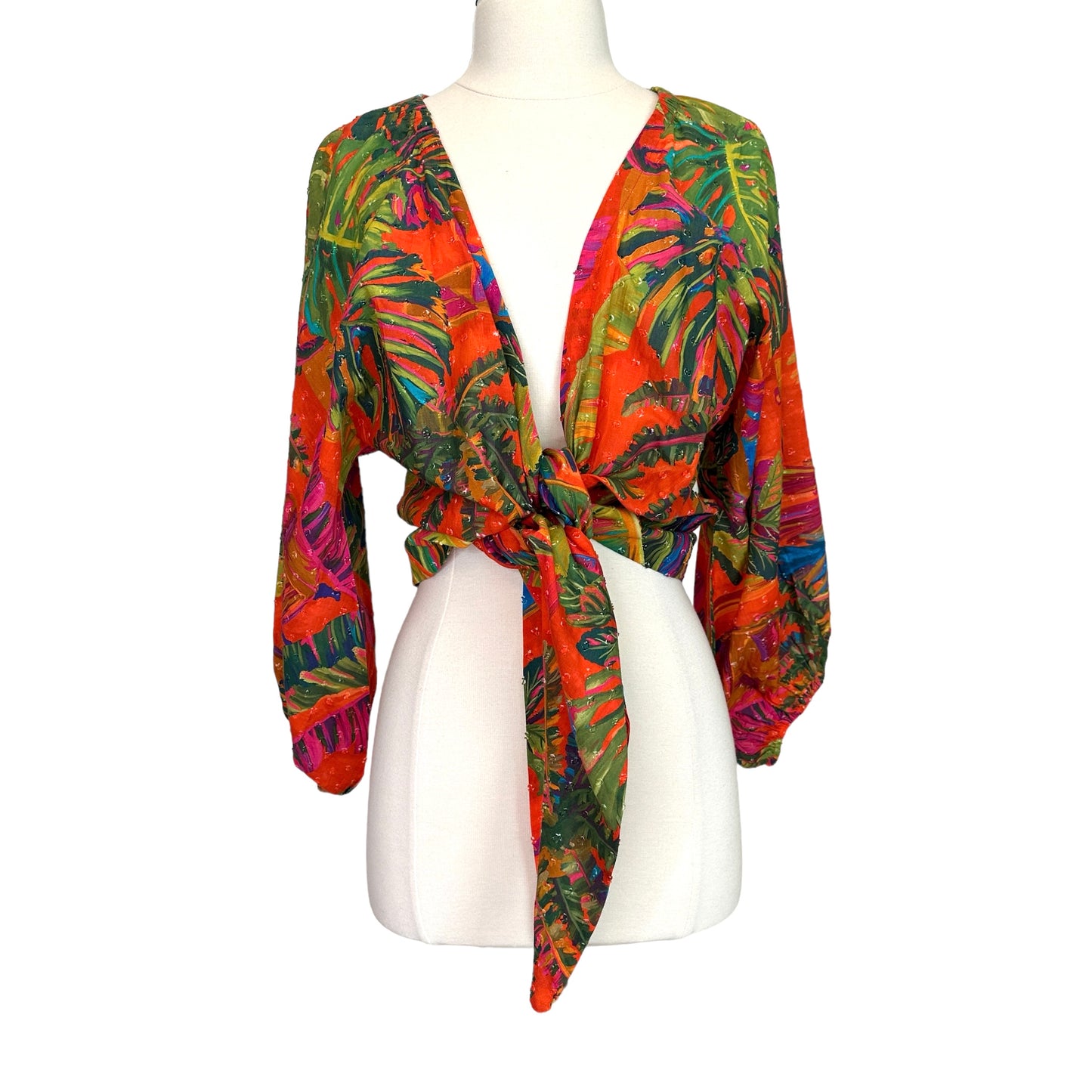 Colorful Knotted Top - M