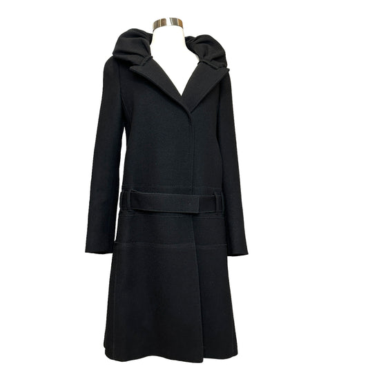 Black Wool Coat - M