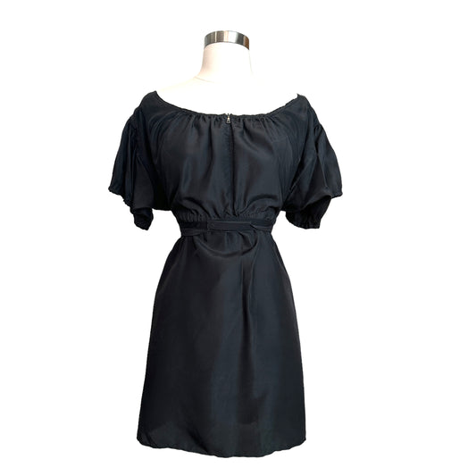 Vintage Black Dress - L