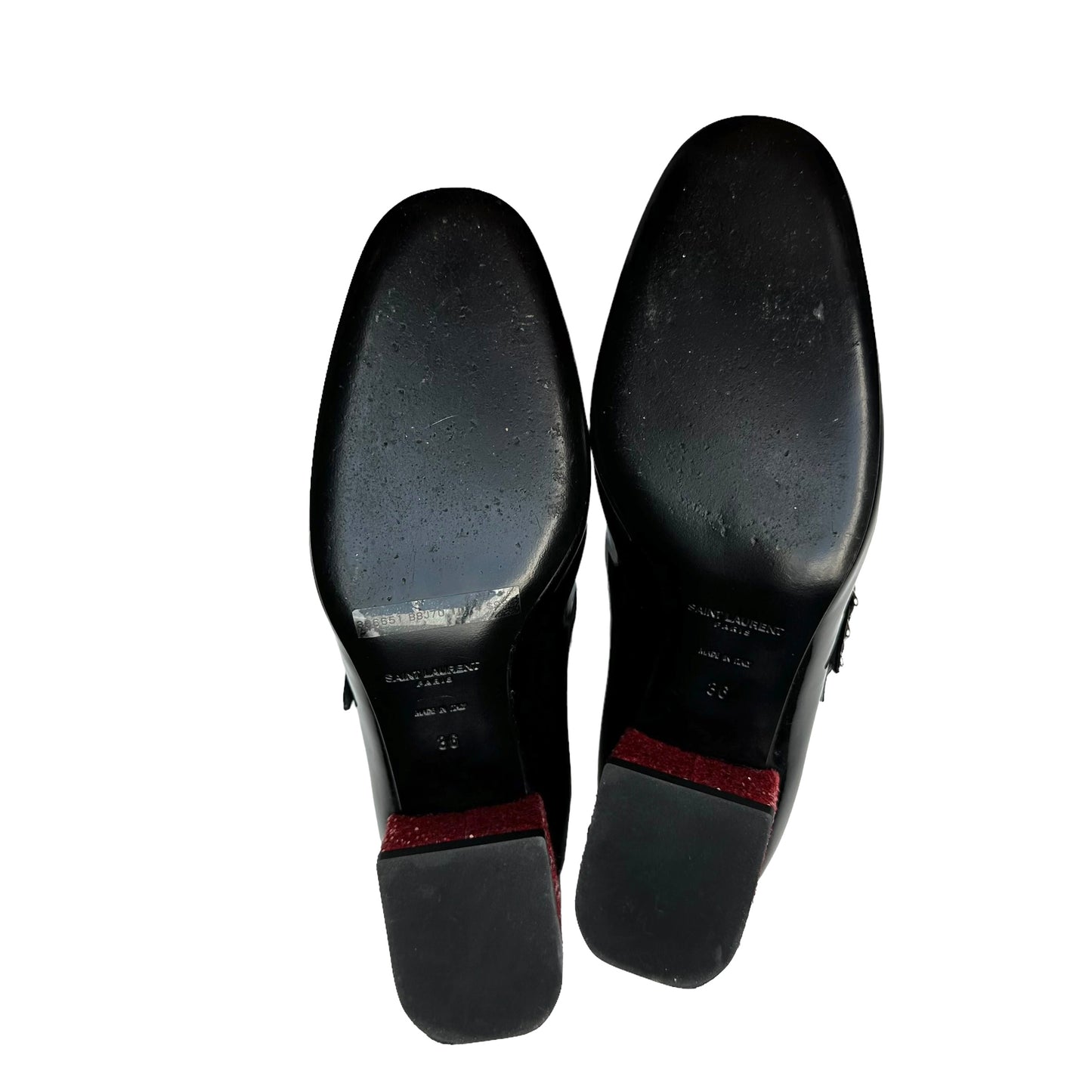 Black Patent Heels - 6.5
