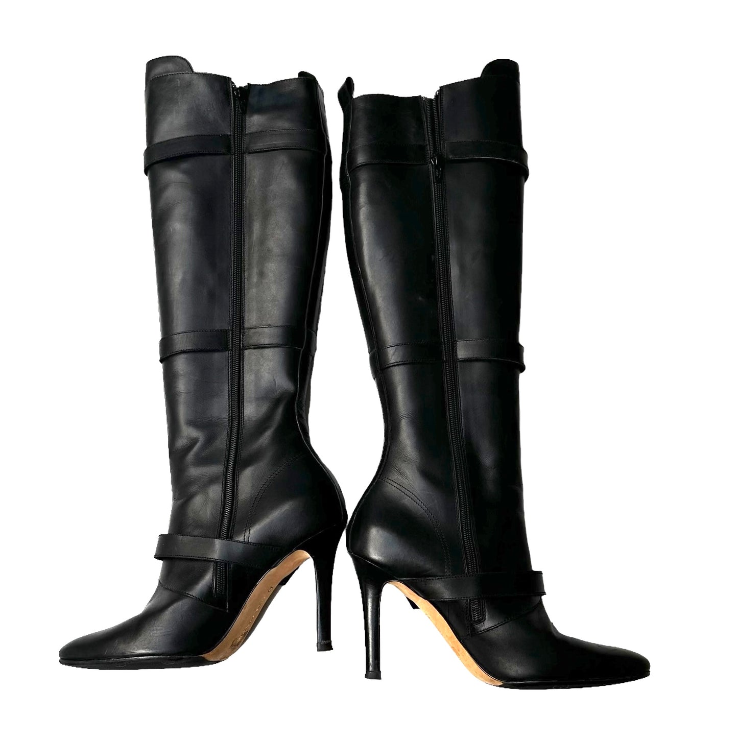 Black Tall Boots - 9