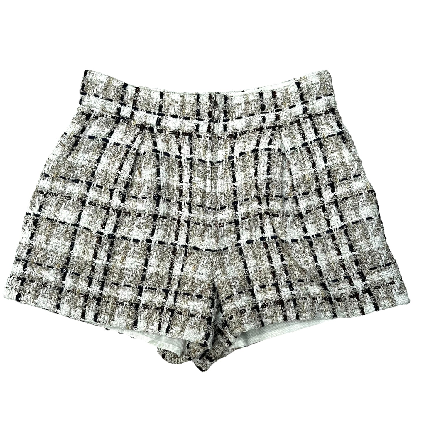 Tweed Mini Shorts - M