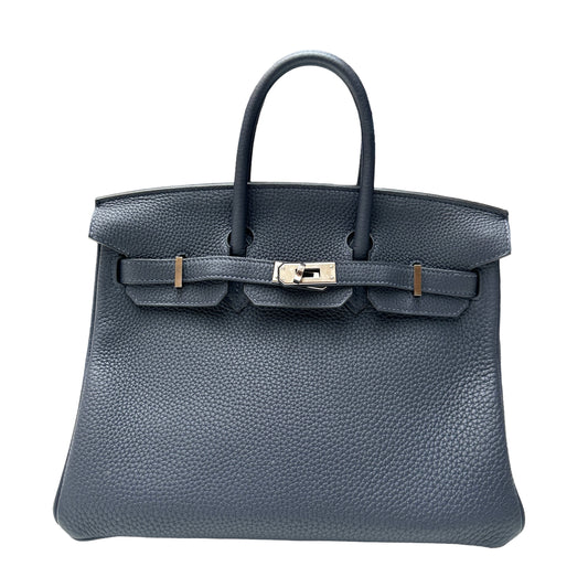Birkin 25 Togo Leather Bleu Nuit