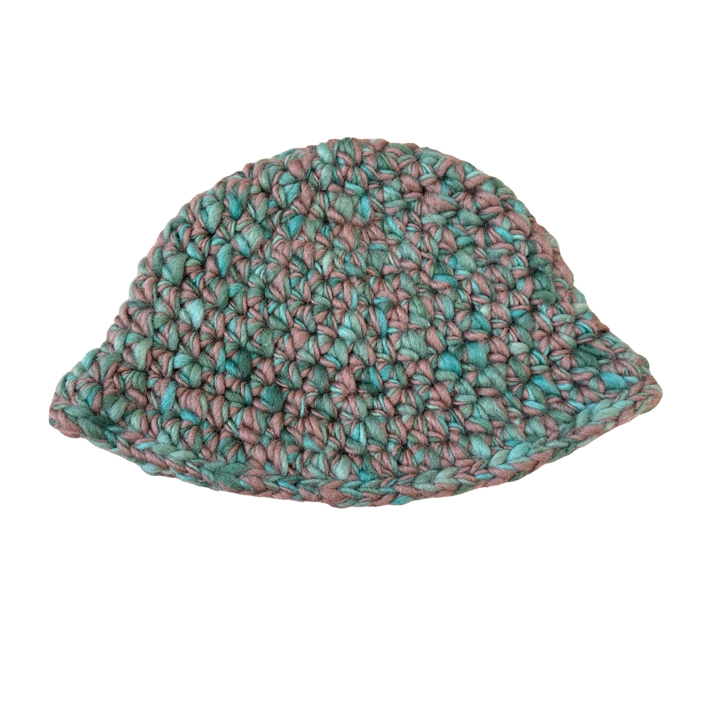 Green Wool Crochet Hat