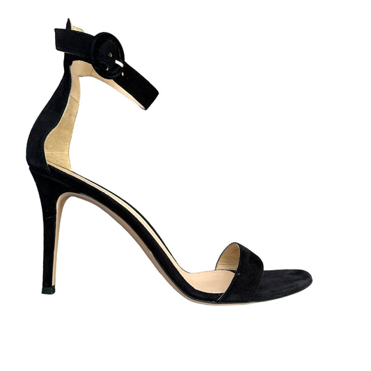 Black Suede Heels - 11