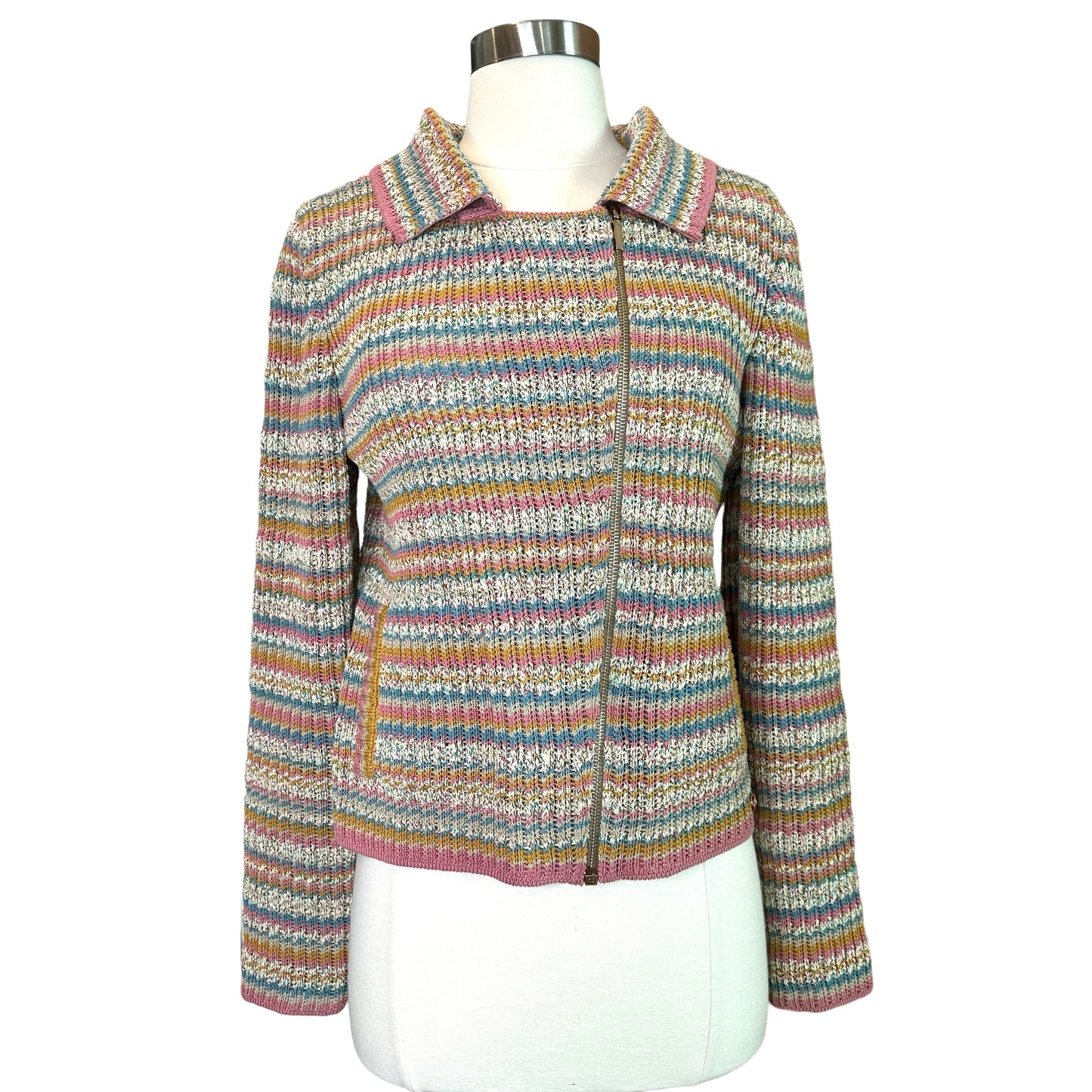 Paris-Cuba Multicolor Knits Sweater - S