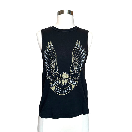 Logo Black Tank Top - XS