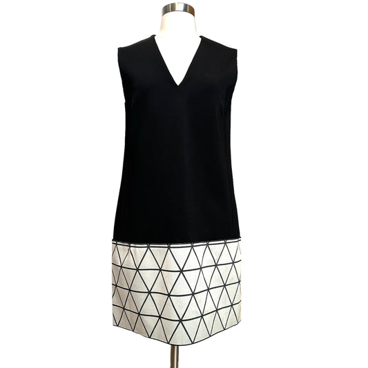 Black Printed Dress - 6