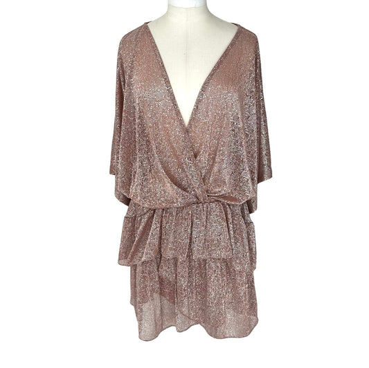 Metallic Pink Dress - M