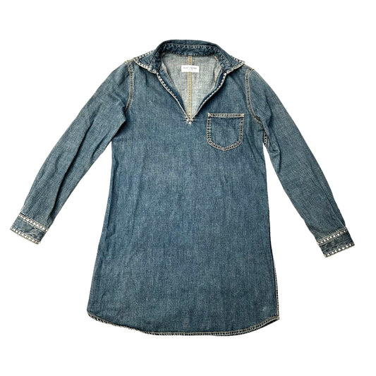 Denim Studded Dress - S