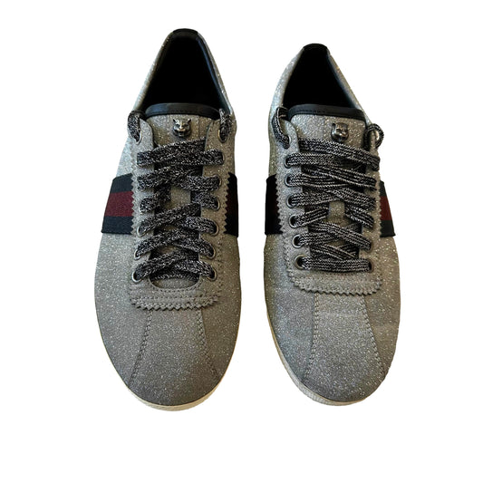 Silver Sparkles Sneakers - 9