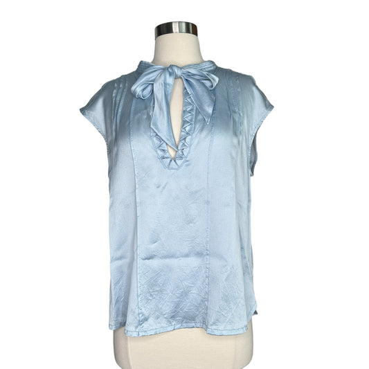 Vintage Silk Blue Top - M
