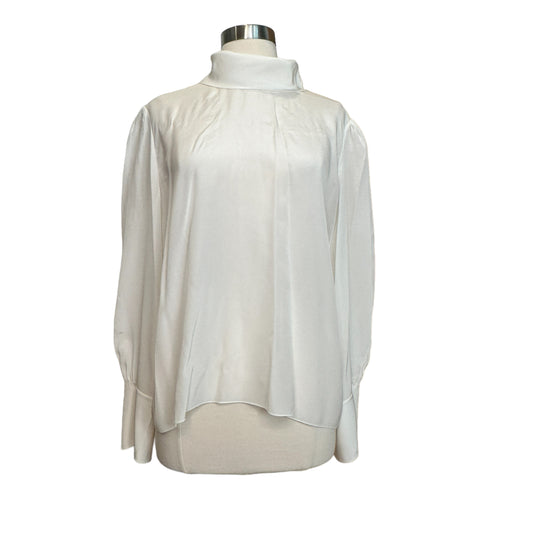 Ivory Silk Blouse - XL