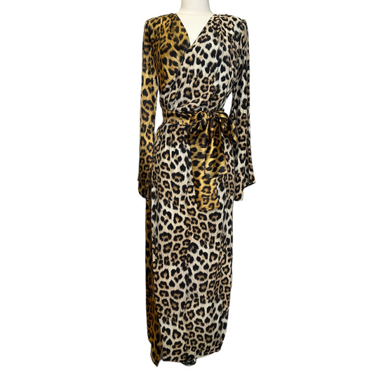 Leopard Silk Dress - S