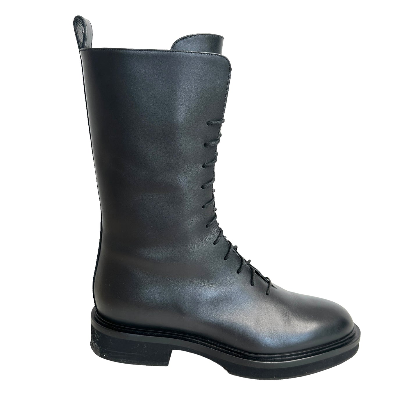 Black Combat Boots - 7.5