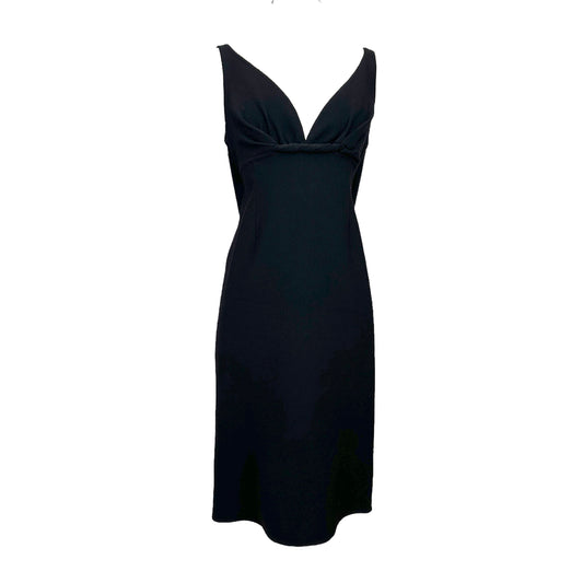 Black Sleeveless Dress - L