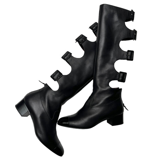 Black Tall Boots - 9.5