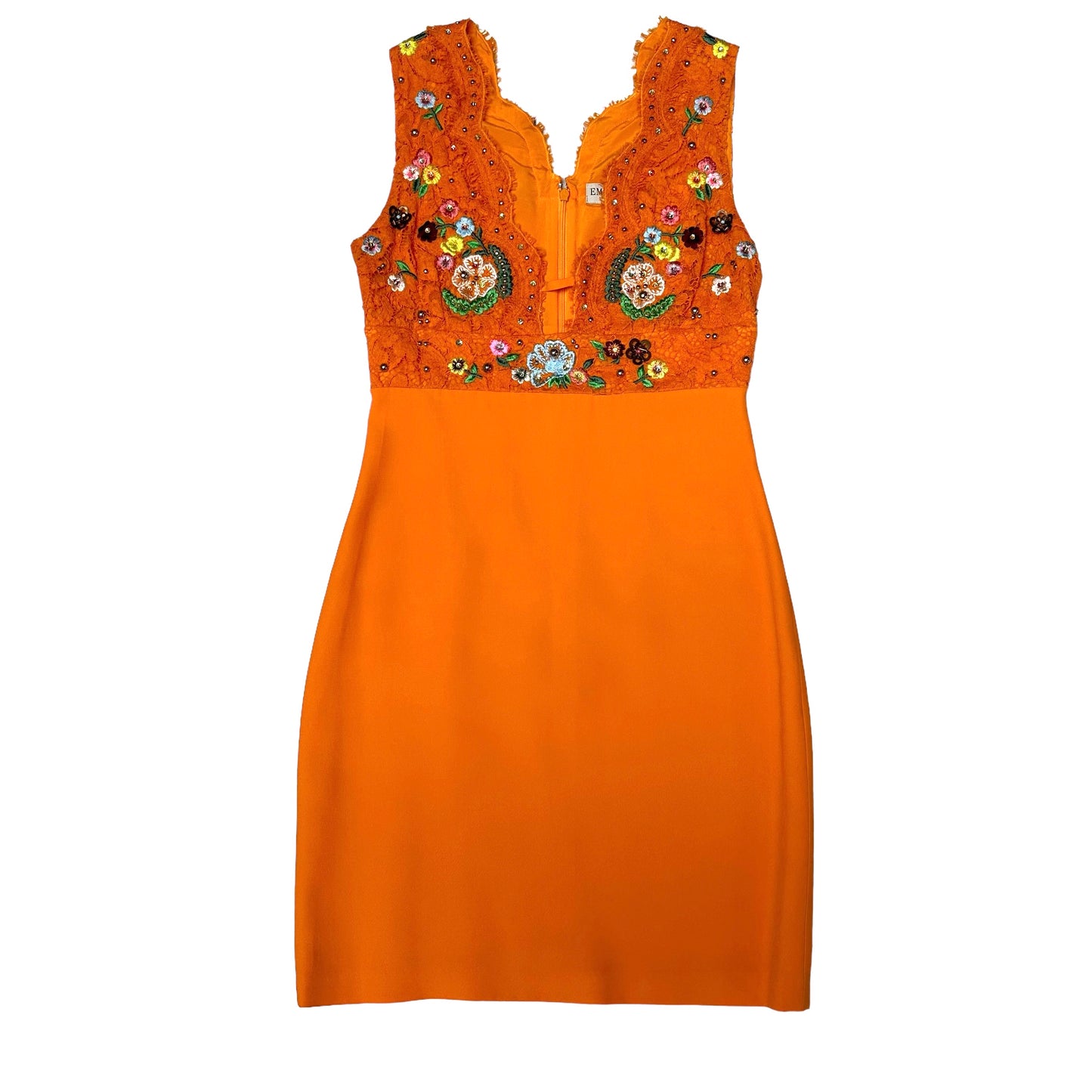 Orange Laced Dress - S