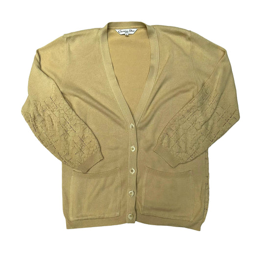 Vintage Beige Cardigan - S