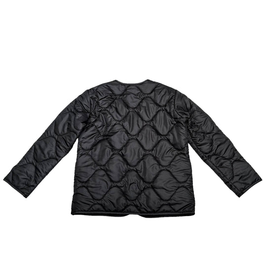 Black Mid-Season Oversized Jacket - XXS