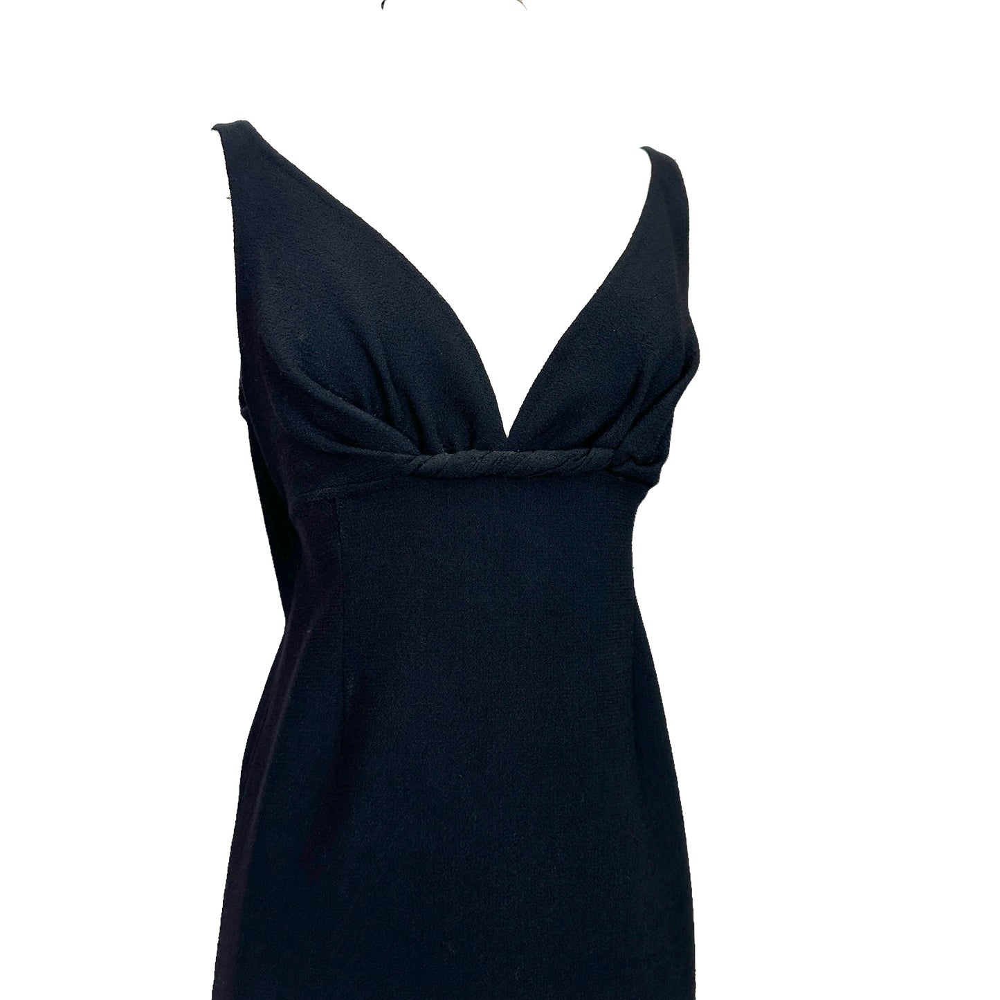 Black Sleeveless Dress - L