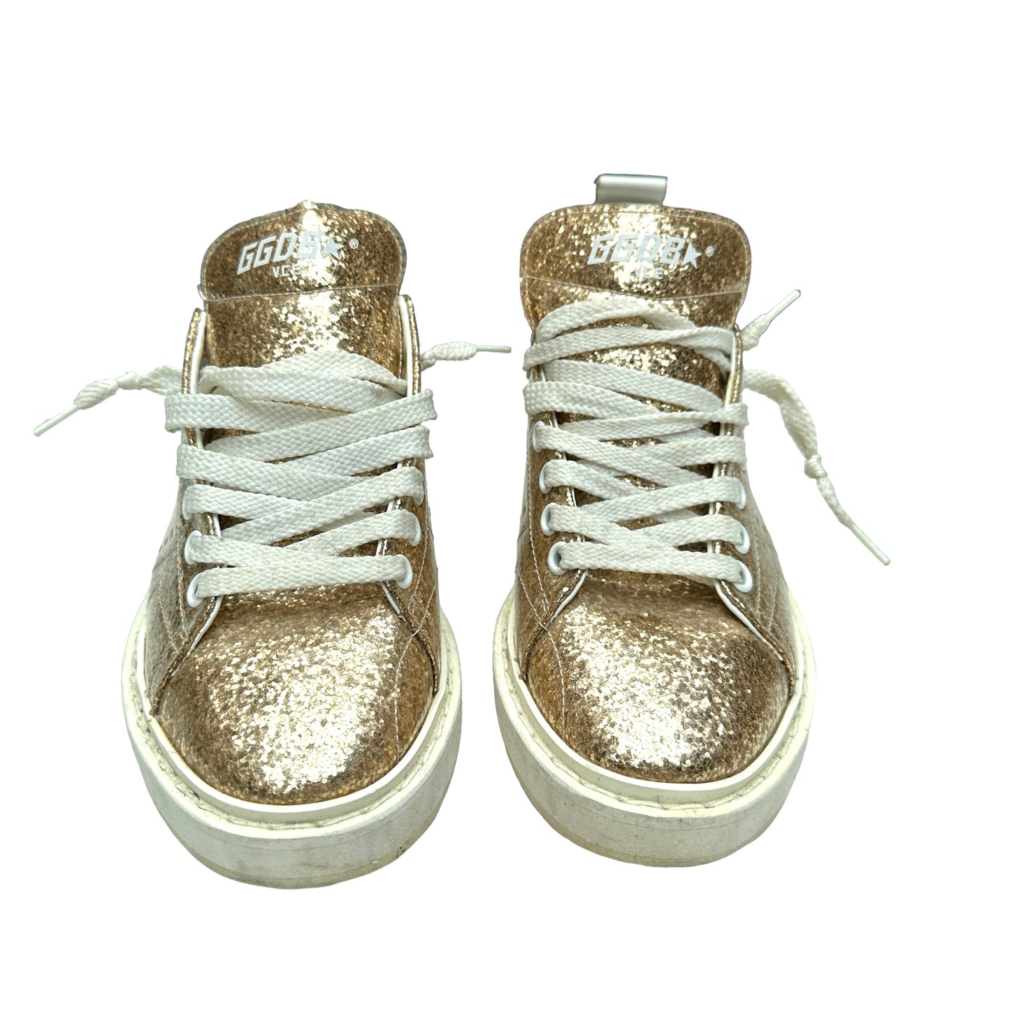 Gold Glitter Sneakers - 6