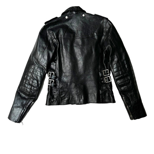 Moto Leather Jacket - XS