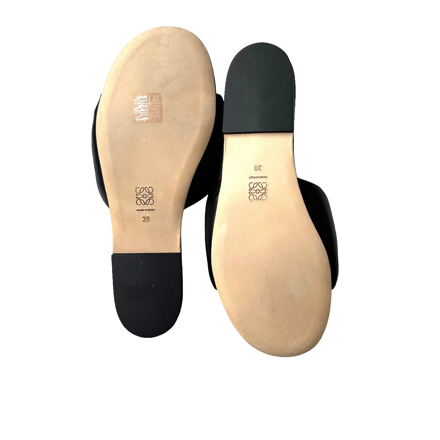 Black Padded Slides - 9