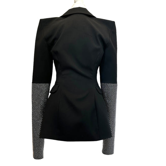 Black Blazer with Crystals - XS