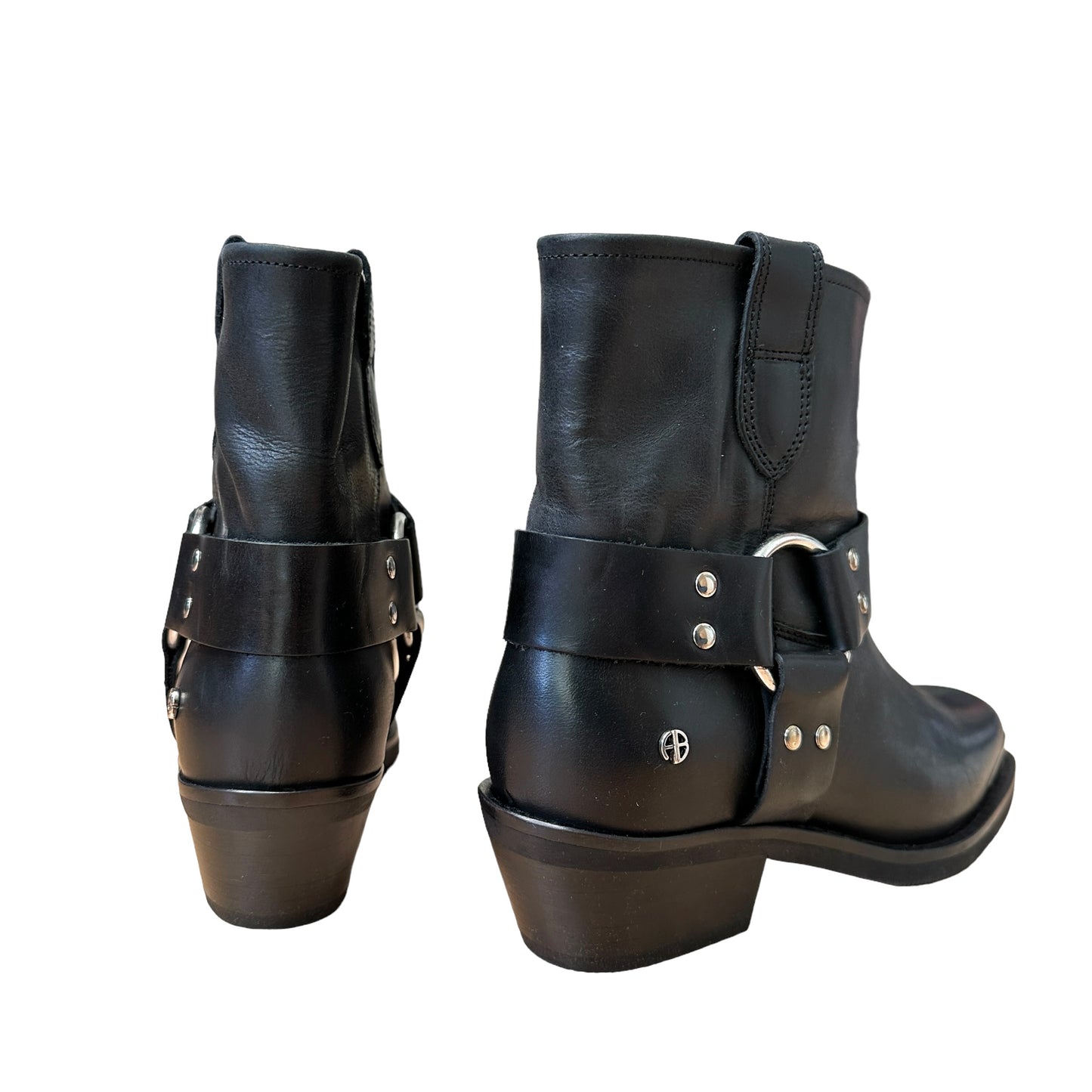 Black Moto Boots - 7