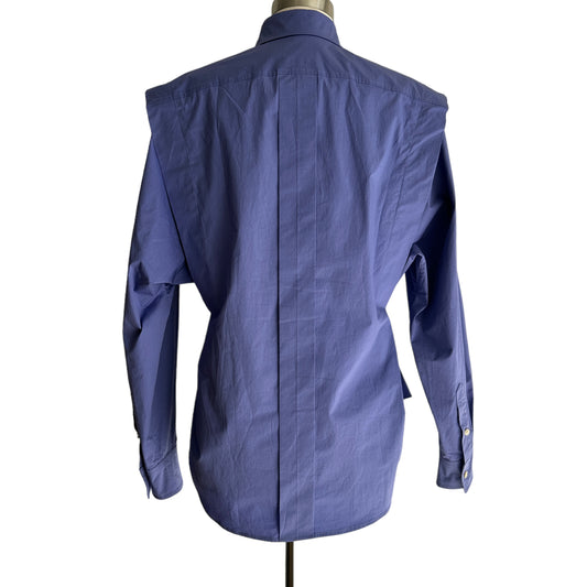 Blue Structured Shirt - S