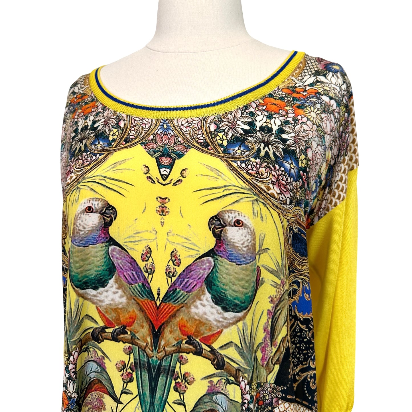 Yellow Birds Dress - L