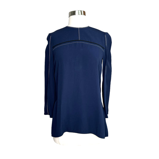 Navy Blouse - XS