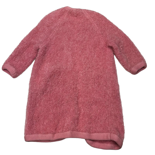 Vintage Pink Fuzzy Cardigan - S/M