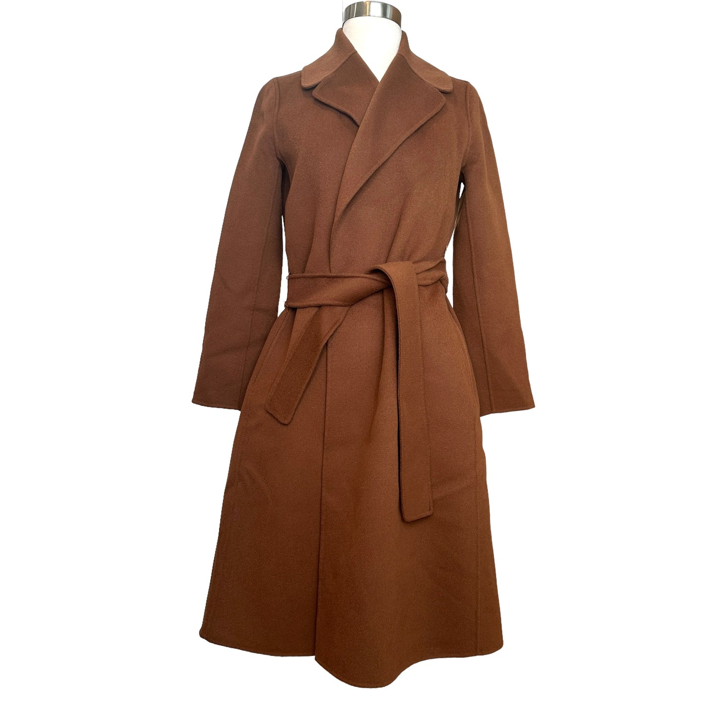 Brown Wool Coat - XS