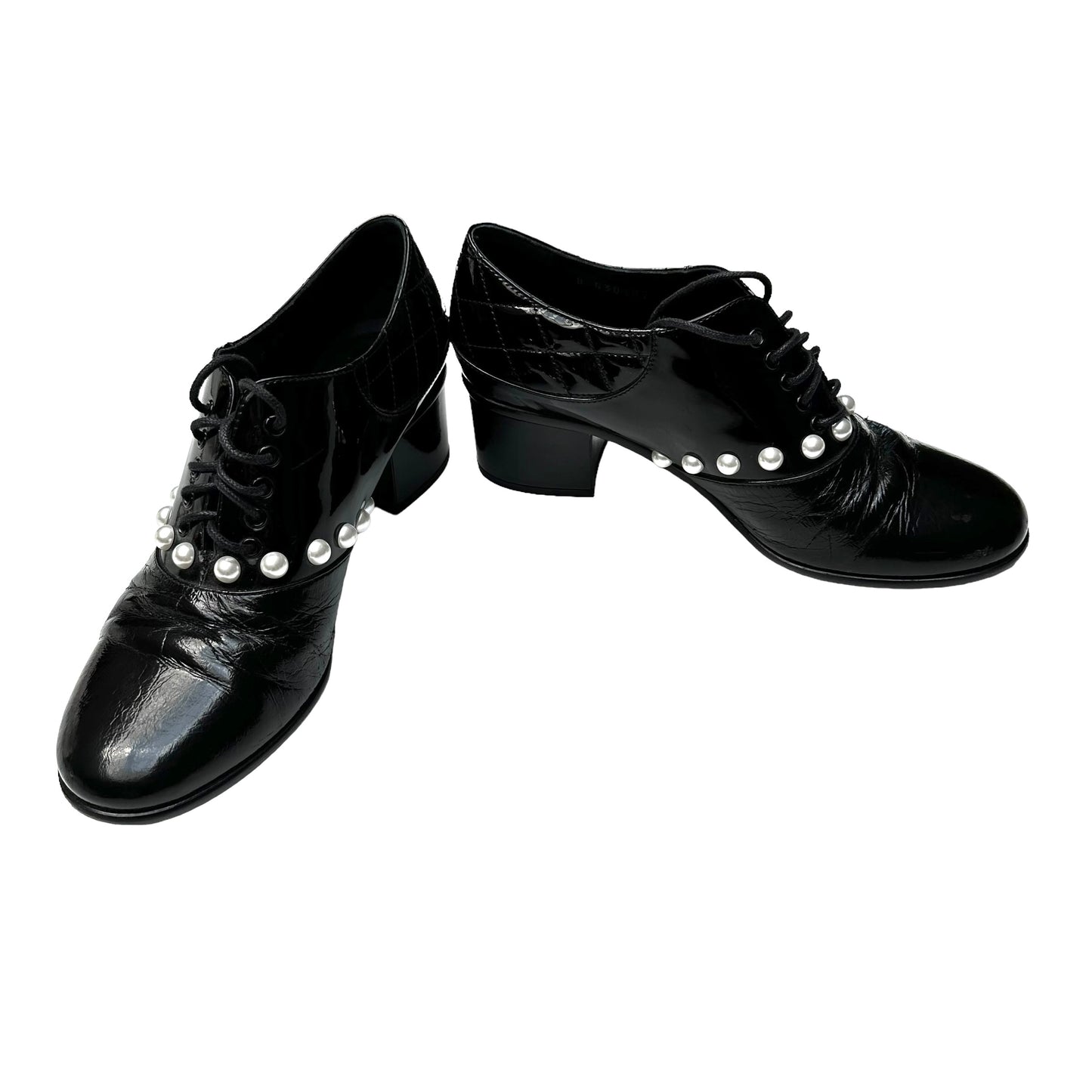 Black Patent Loafers - 9.5