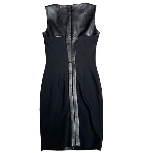 Black Leather Dress - S