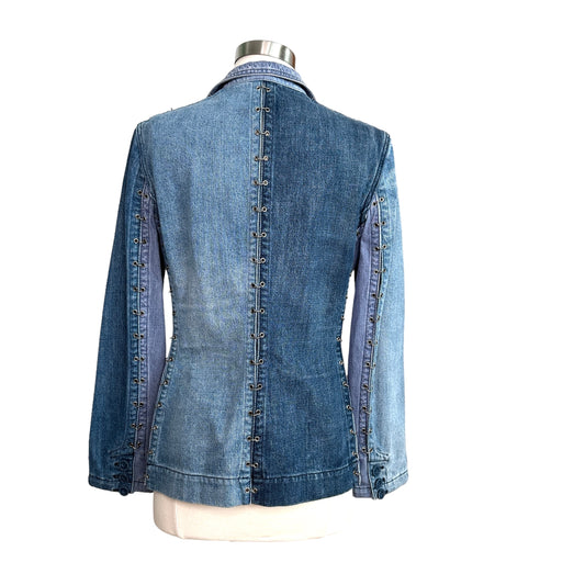 Patchwork Denim Jacket - S