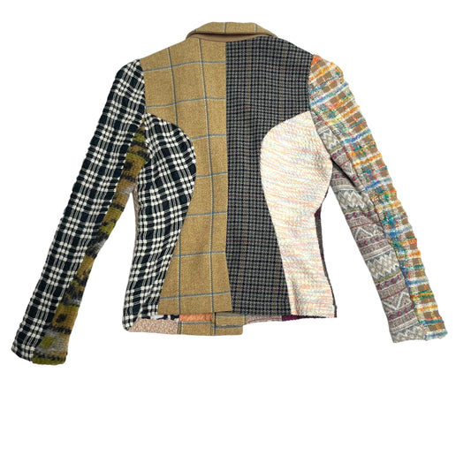 Multicolor Patchwork Jacket M