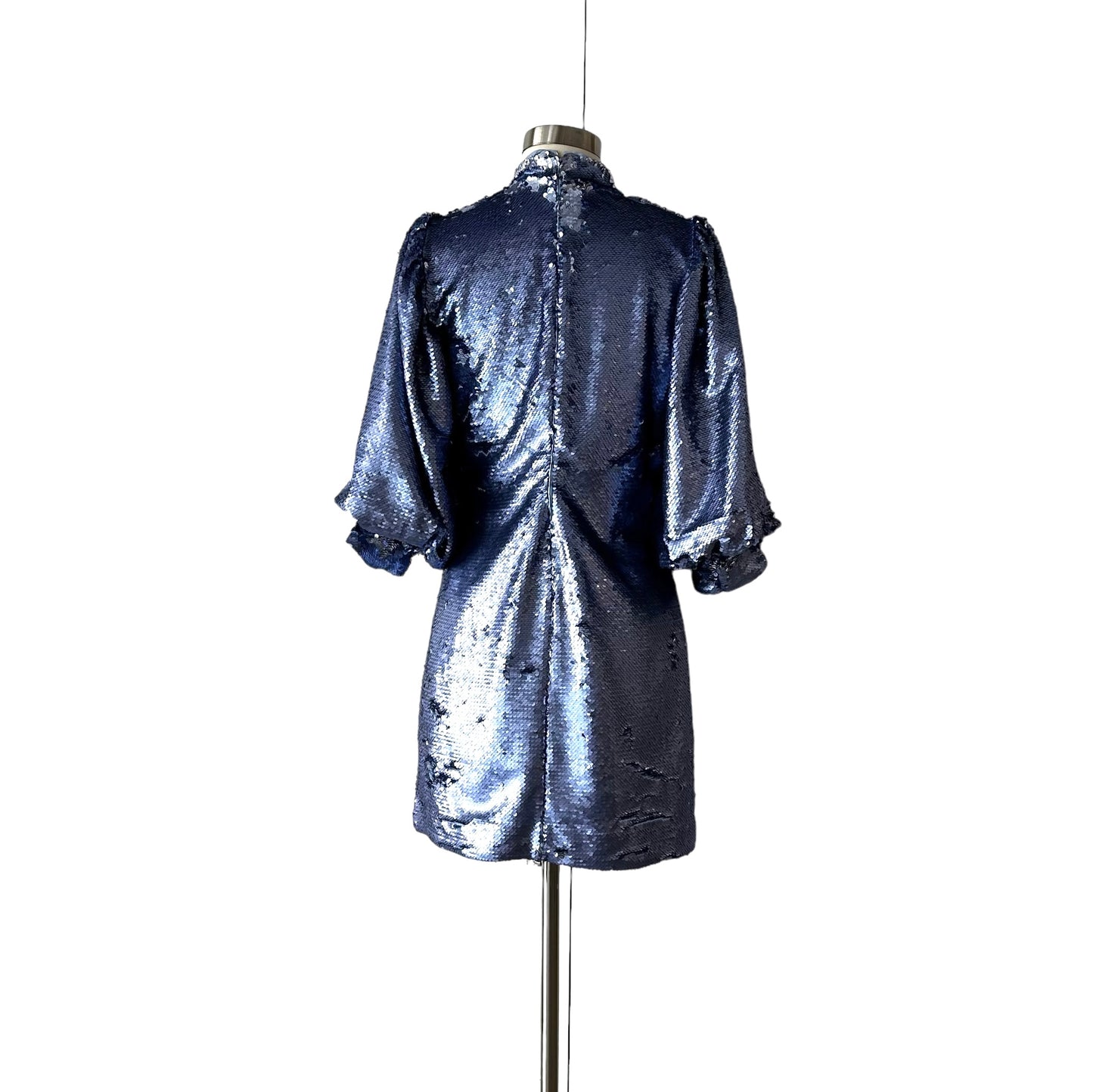 Blue Sequins Dress - S