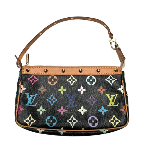 Multicolor Black Monogram Pochette