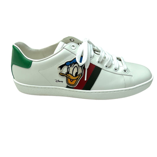 White Leather Sneakers - 9