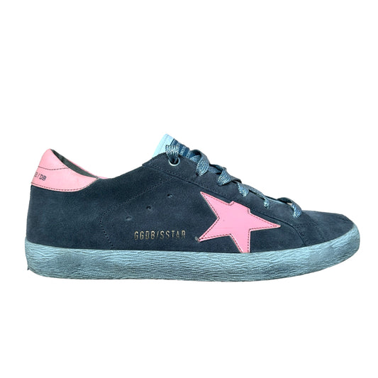 Grey & Bubblegum Pink Sneakers - 9